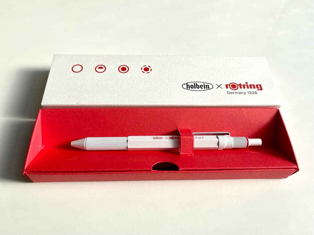 ロットリング600 3in1 ホルベイン パーマネントホワイト ロットリング