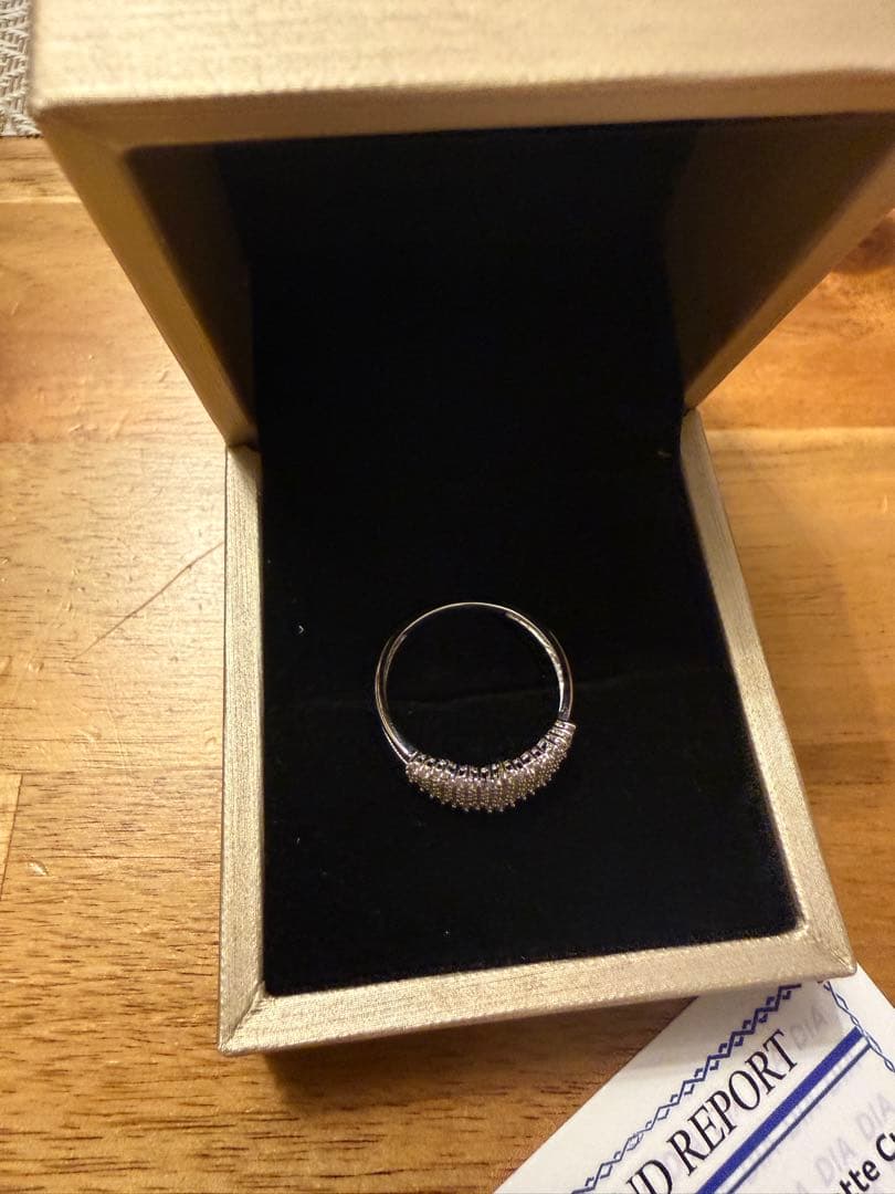 天然ダイヤモンド .50ct セッティングリング 18金ホワイトゴールド #16