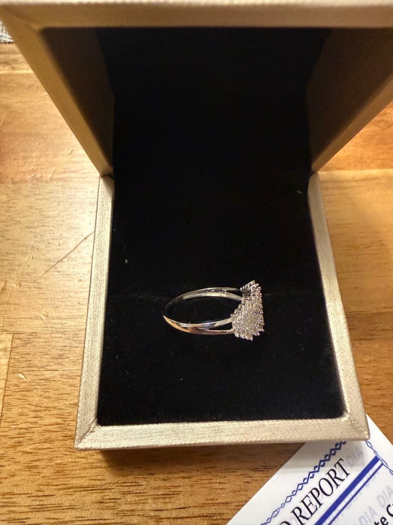 天然ダイヤモンド .50ct セッティングリング 18金ホワイトゴールド #16