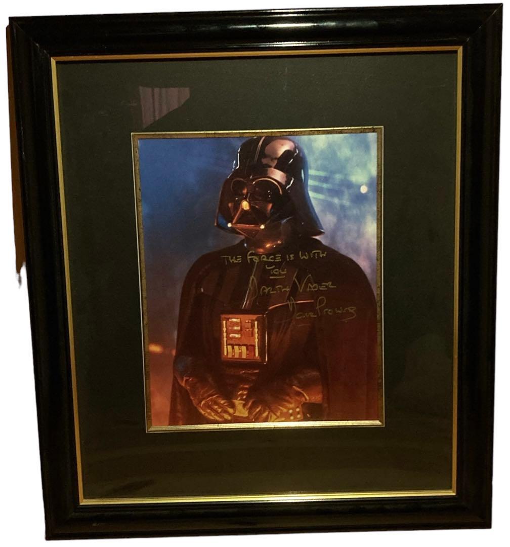 直筆】スターウォーズ ダースベイダー デヴィッド デビッド プラウズ