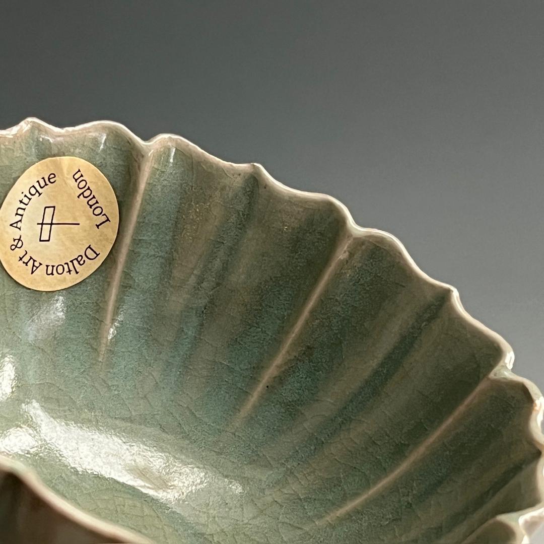 唐物 青磁稜花盃 氷裂紋 中国美術 古玩 SN75 - メルカリ