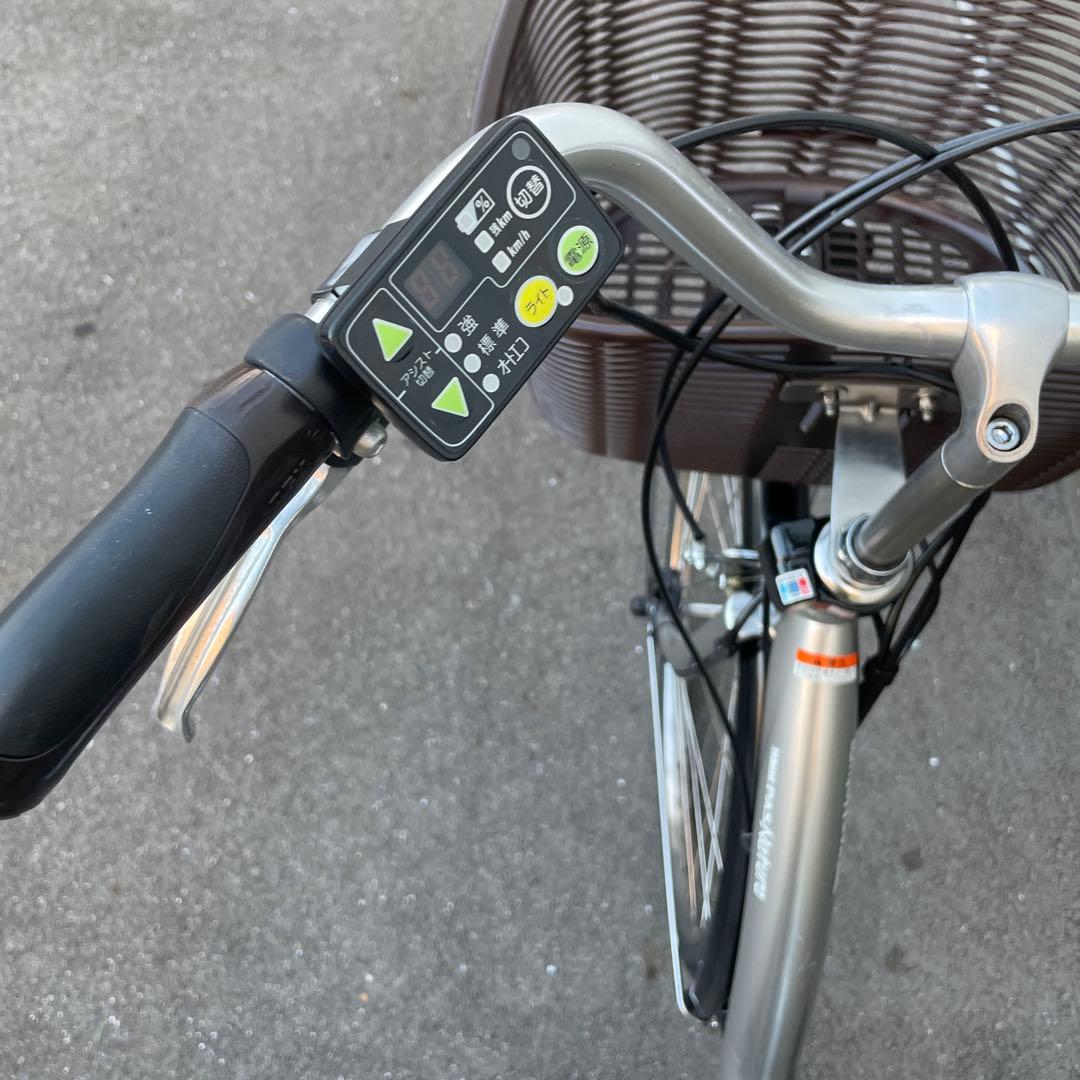 ヤマハ電動アシスト自転車26インチ シルバー