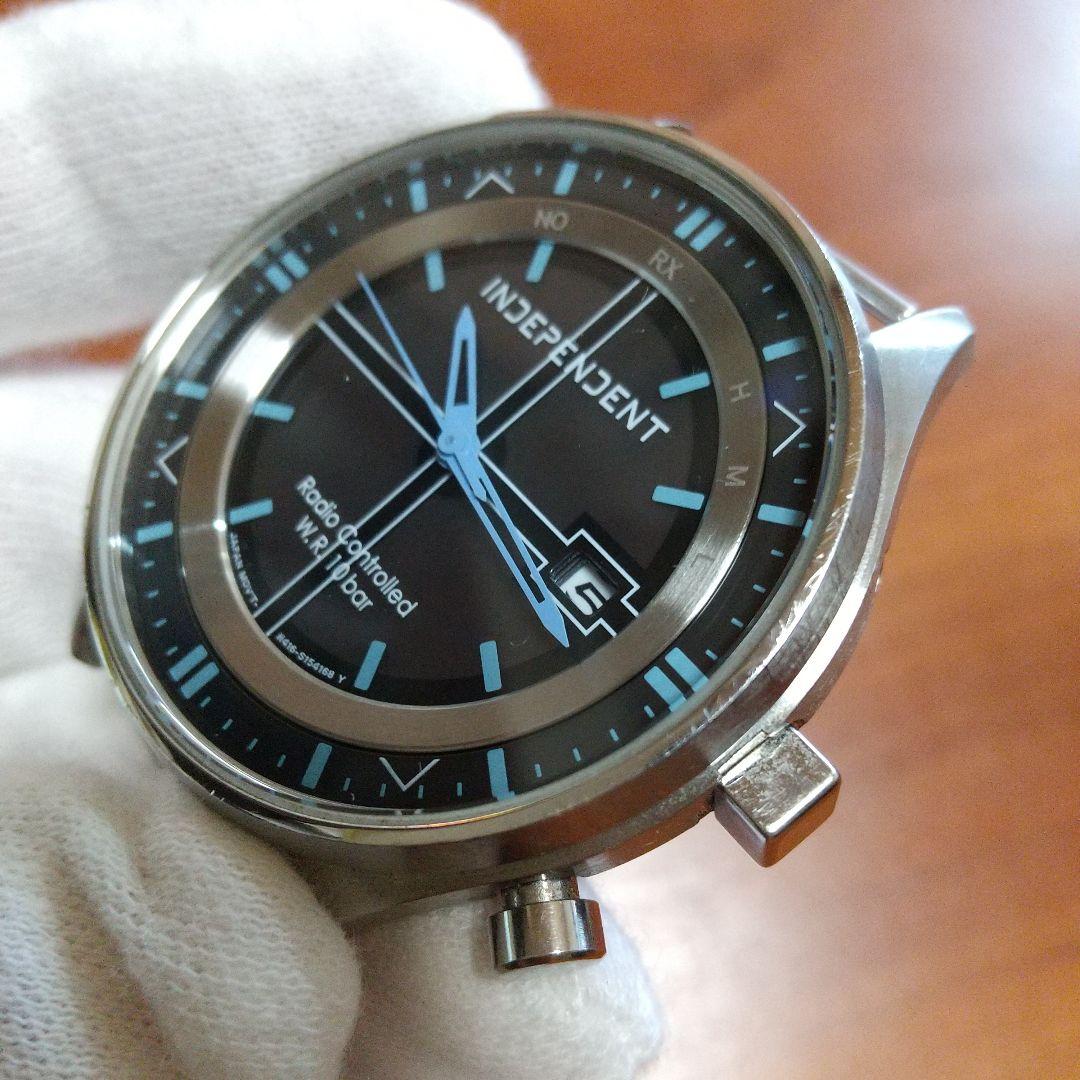 シチズン　CITIZEN　INDEPENDENT　ソーラー電波　腕時計　中古