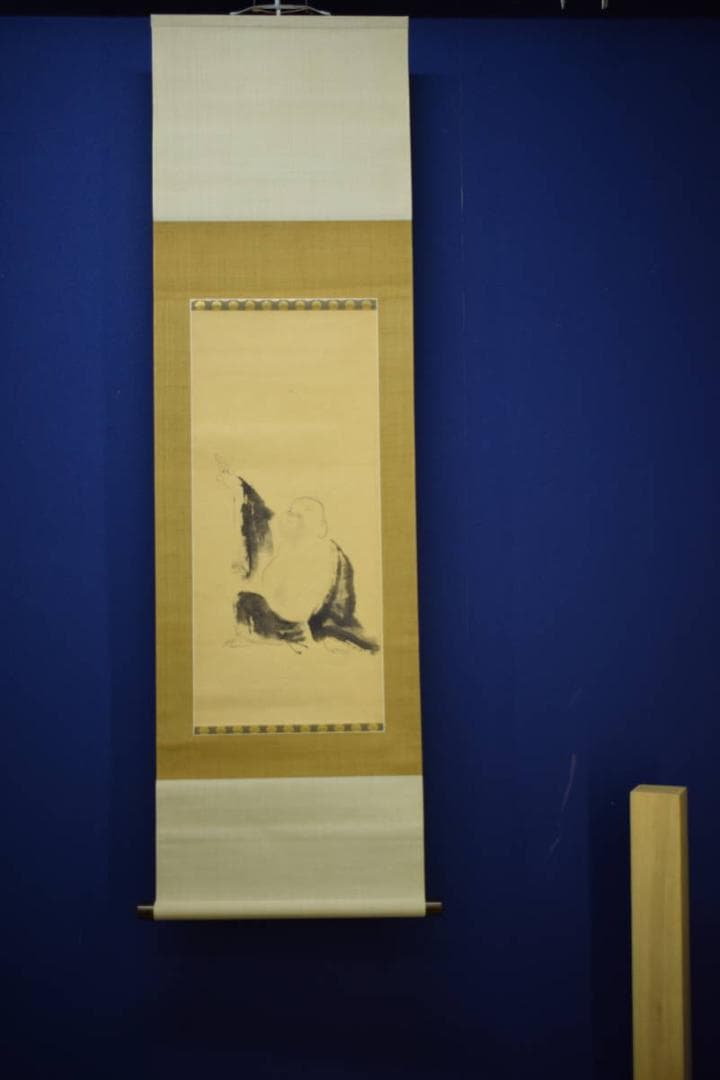 不詳/作者不明/布袋図/人物図/古画/布袋屋掛軸HJ-879