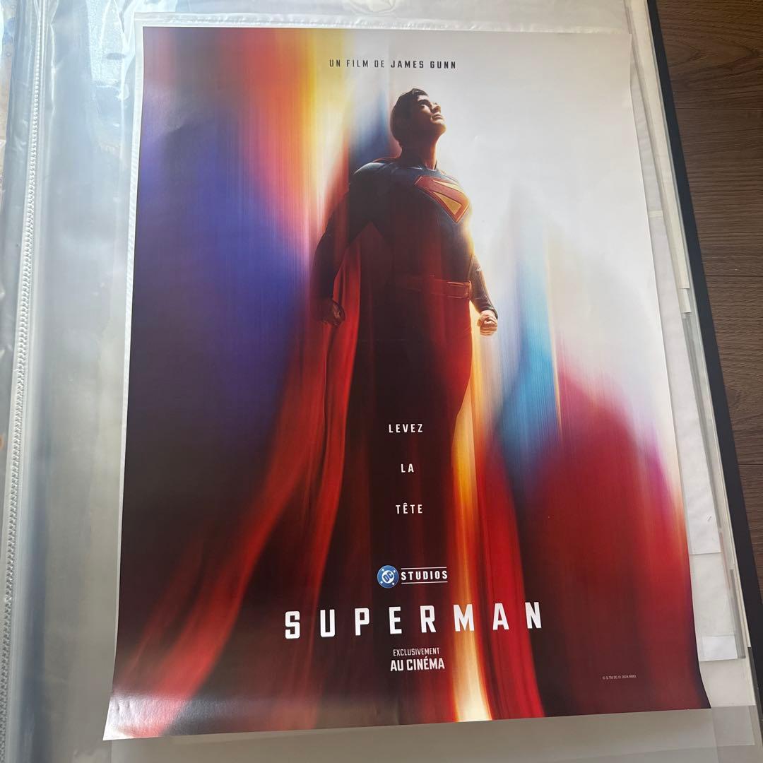 SUPERMAN 仏版宣伝ポスター ジェームズガン a2 ポスター