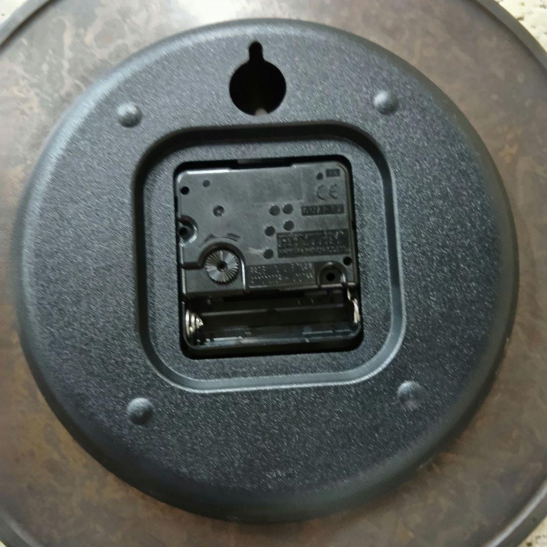 レムノス Lemnos Quaint クエィント 掛け時計 真鍮 斑紋黒染色