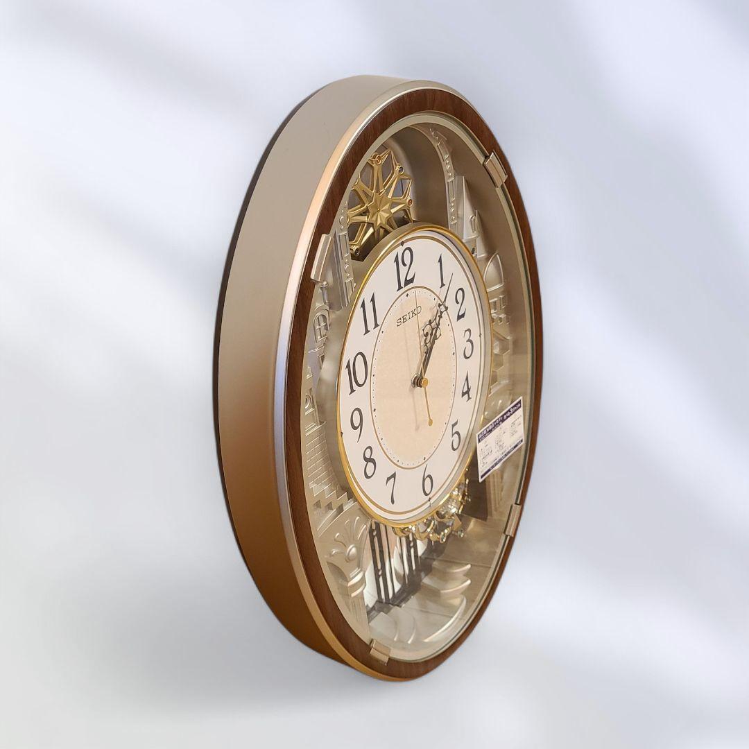未使用SEIKO セイコー 電波掛時計 AM255B からくり時計