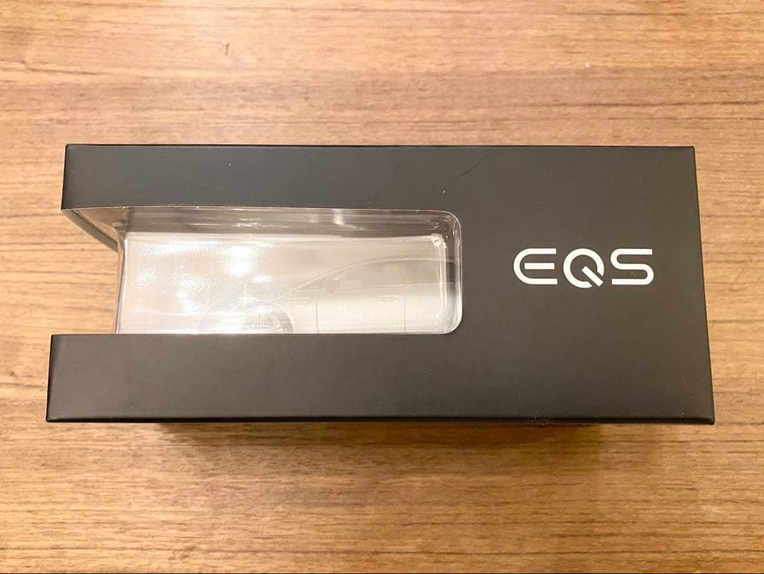 新品 1/43 メルセデスベンツ純正 ヘルパ メルセデスベンツ EQS シルバー