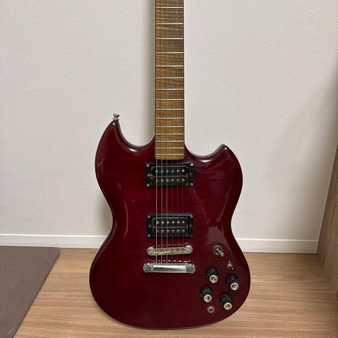 GUILD エレキギター ヴィンテージチェリーレッドSGスタイルハードケース付き
