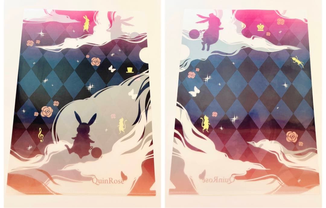 クインロゼ 通販特典クリアファイル ハートの国のアリス クリムゾン