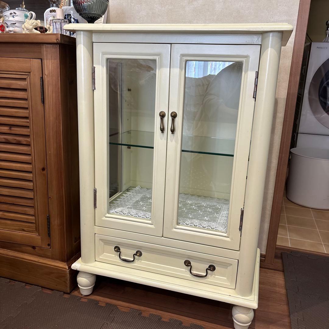 最終値下げ】総額10万円 特大 ガラスキャビネット コレクションケースc