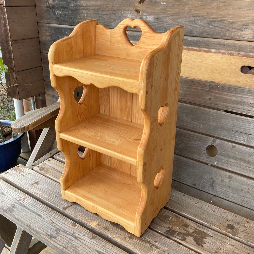 ここさま専用ページ♡カントリーハート 置き型シェルフ&ペグ付き