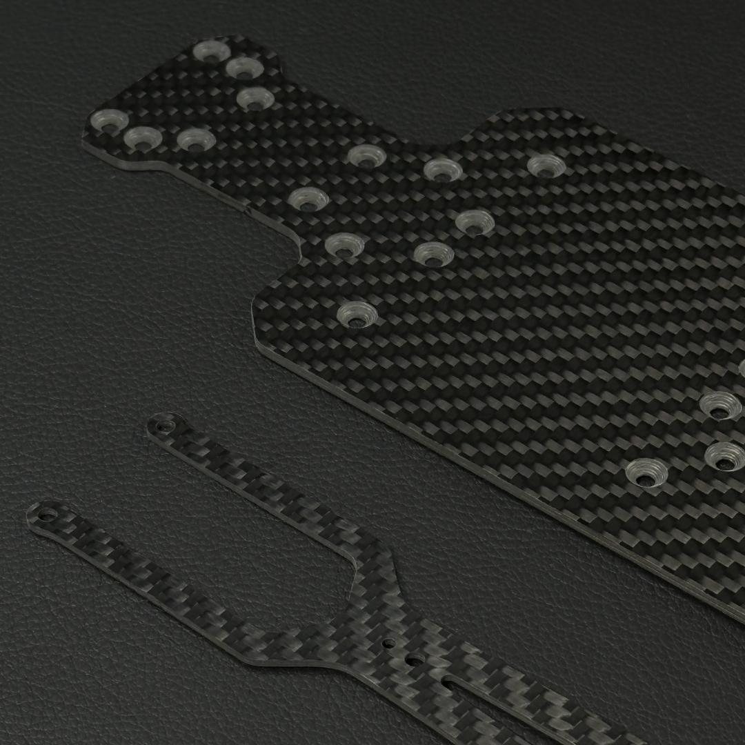 特注品 ヨコモ RD2.0 カーボンシャーシ 2.0mm + アッパ m1512