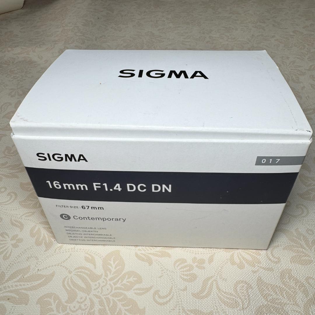 送料無料！！中古品 SIGMA 16mm F1.4 DC DN Eマウント SIGMA 16mm F1.4 DC DN ソニーEマウント 16mm F1.4 DC DN [ソニー用]