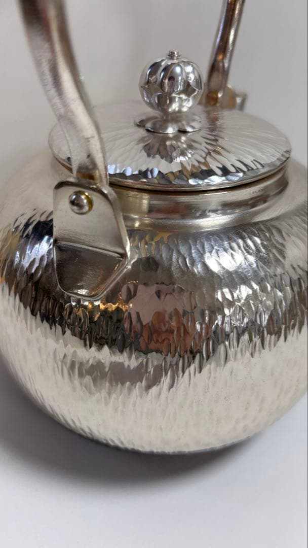 新品銅瓶石目模様湯沸ヤカン茶器