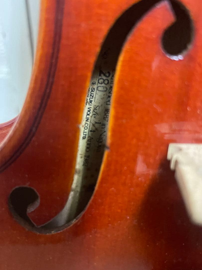SUZUKI No.280 1/4 Anno1982 バイオリン
