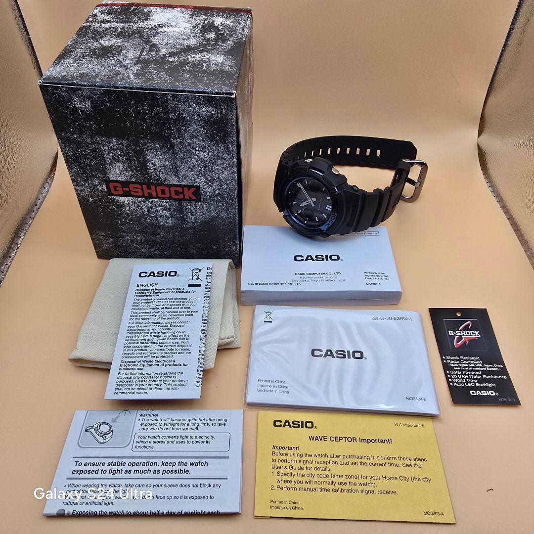 未使用G-SHOCK ジーショック 電波時計 タフソーラー ソーラー充電システム