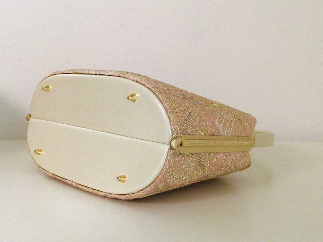 京都和装小物 成人式 西陣 特選最高級 バッグと3枚芯草履セット L寸 未使用品