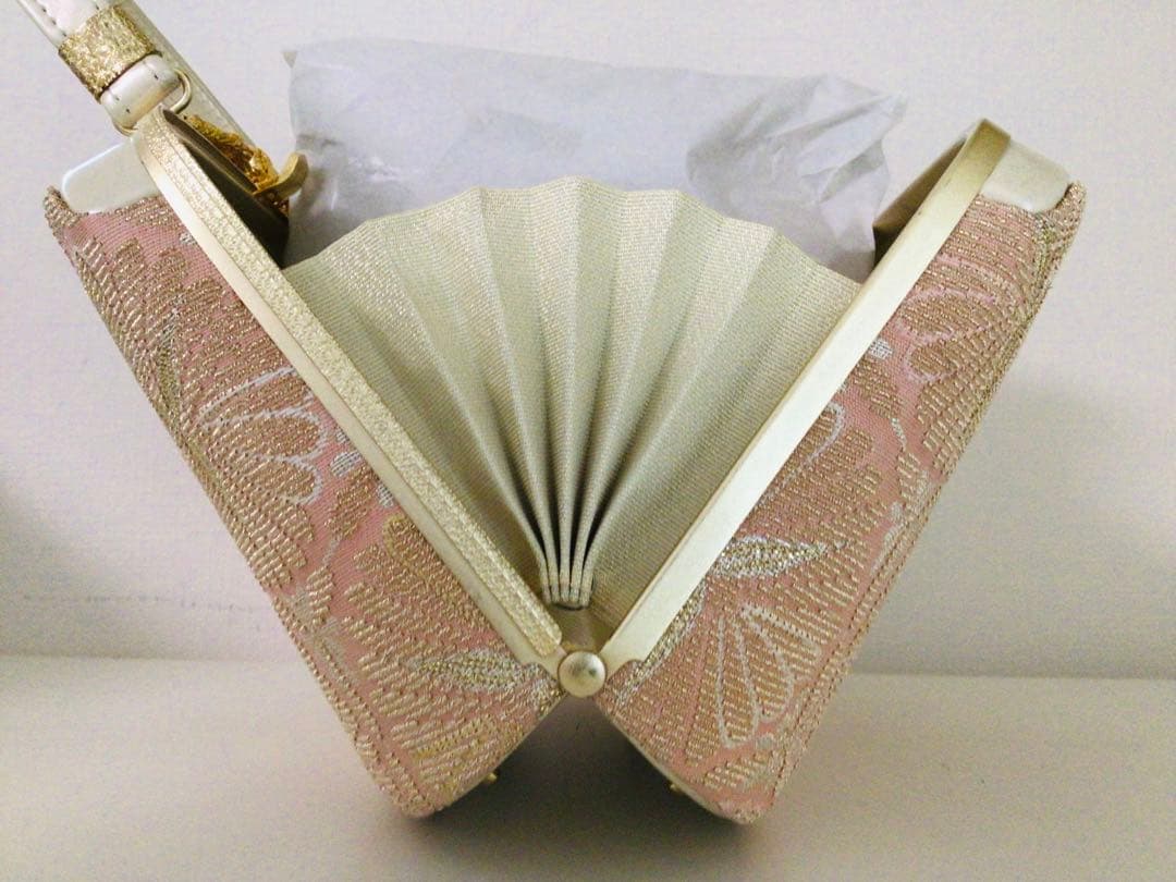 京都和装小物 成人式 西陣 特選最高級 バッグと3枚芯草履セット L寸 未使用品