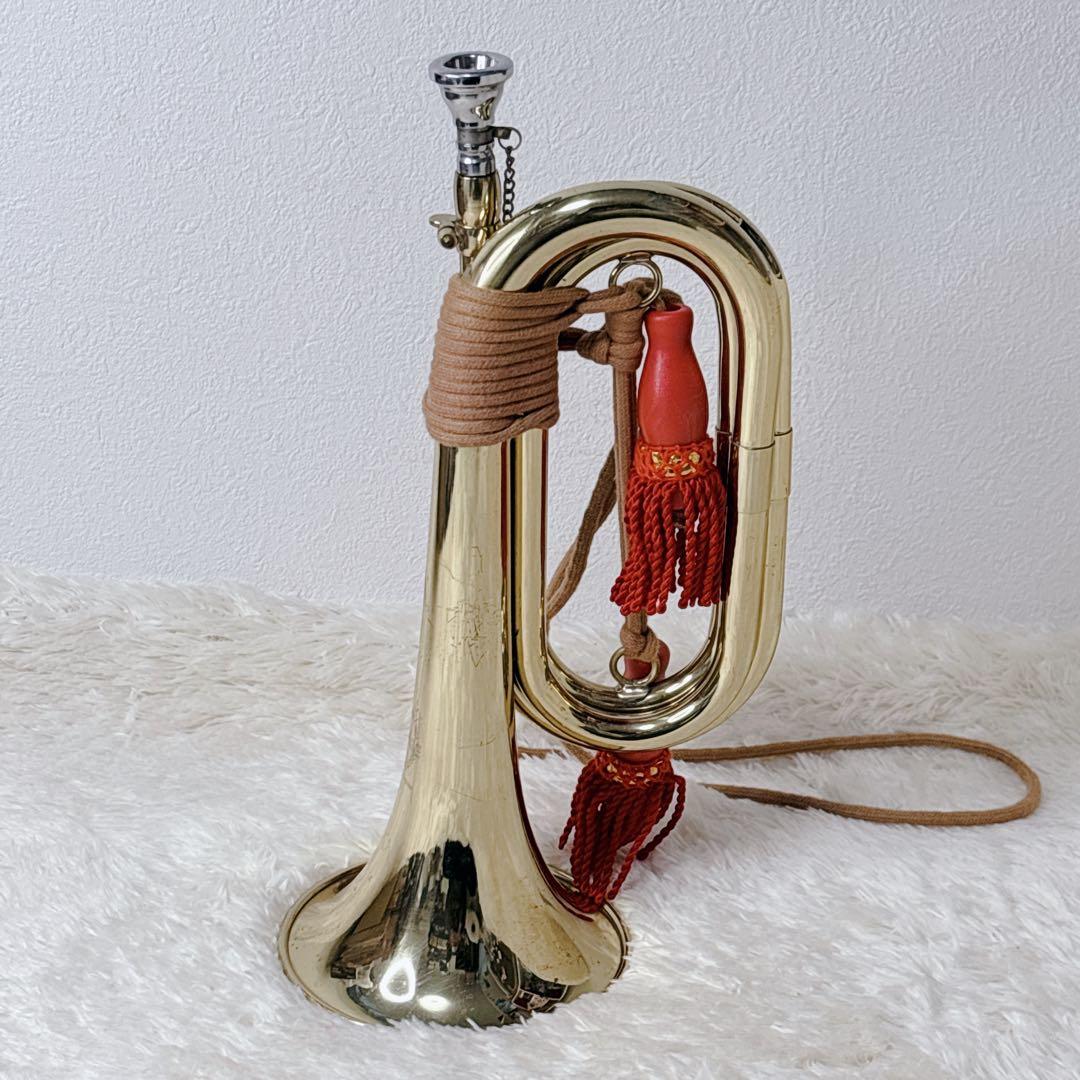 信号ラッパ 浜松まつり 自衛隊 消防隊 お祭り 昭和レトロ 進軍ラッパ