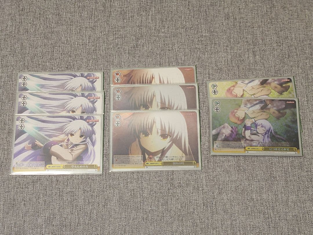 ヴァイスシュヴァルツAngelBeats　立花かなでデッキ　※2枚サインカード
