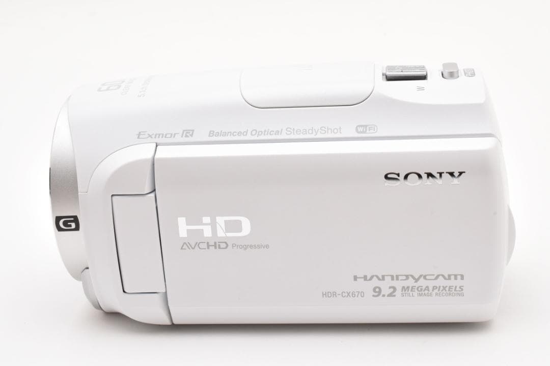 【極美品】SONY Handycam HDR-CX670 ホワイト　動作確認済
