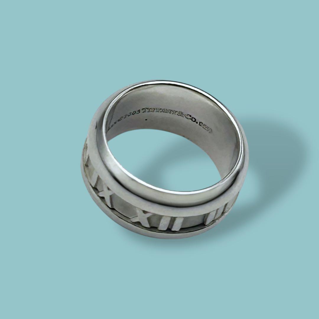 美品✴︎ TIFFANY&Co. アトラスリング　9号　SV925 永遠　イタリア