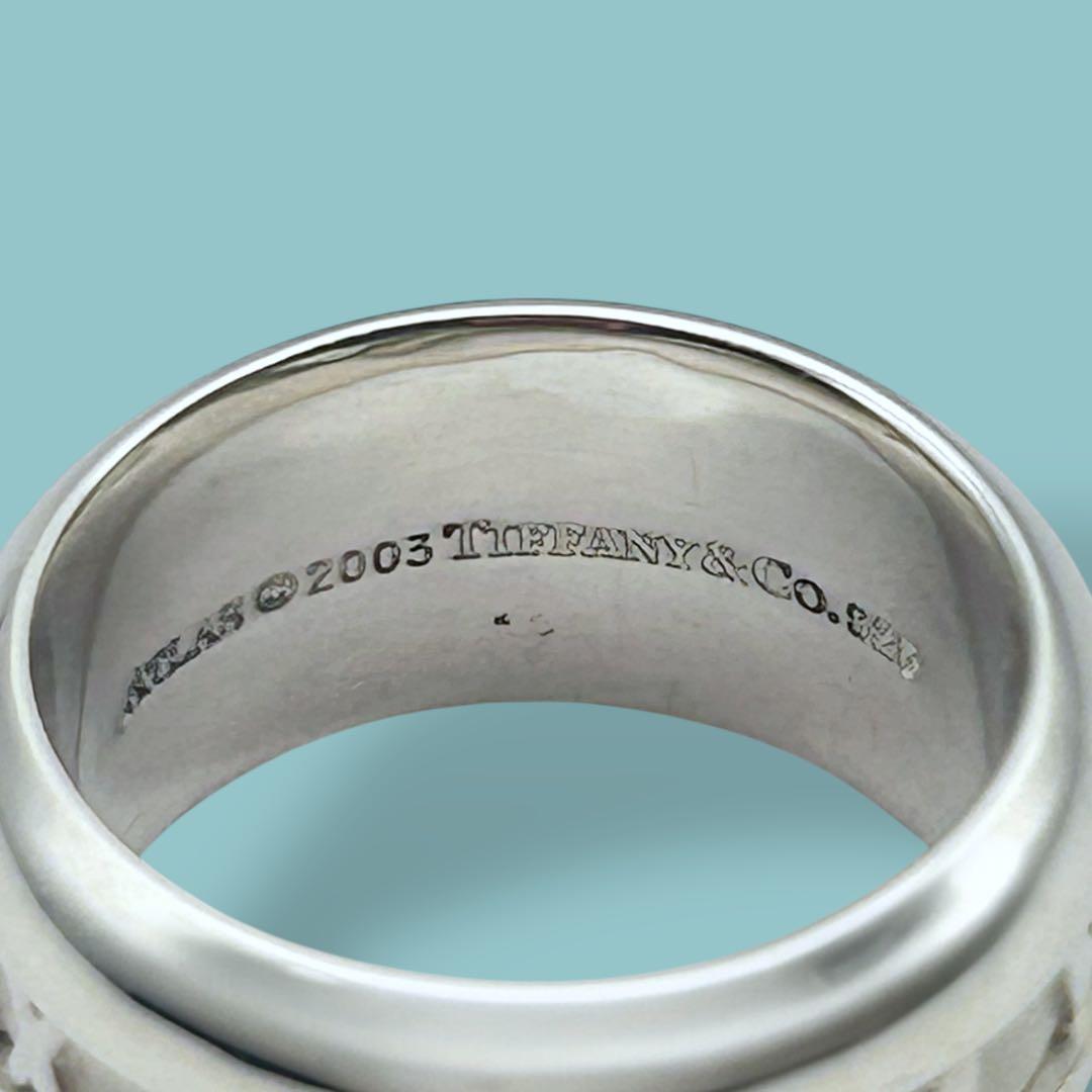 美品✴︎ TIFFANY&Co. アトラスリング　9号　SV925 永遠　イタリア