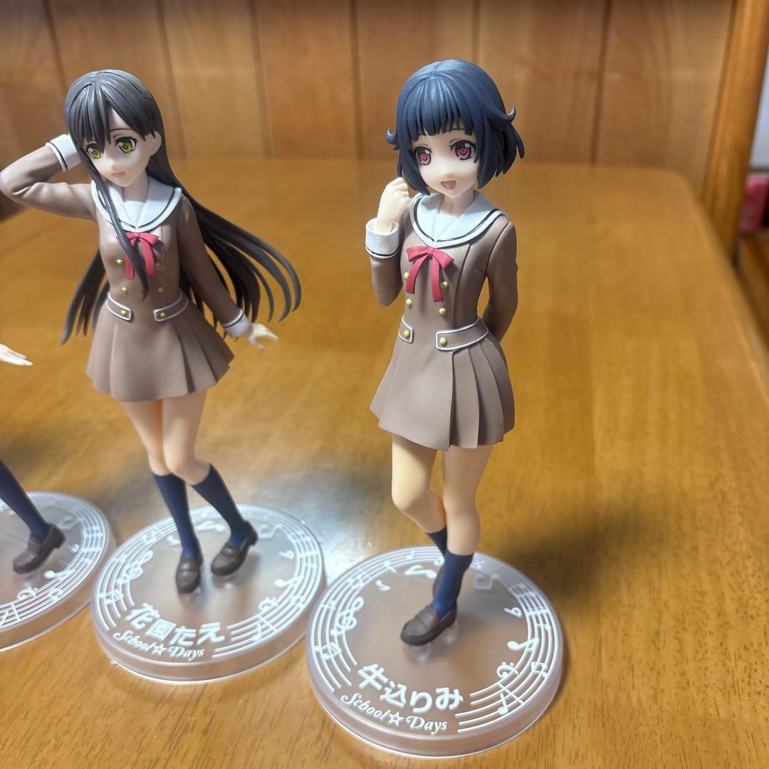 バンドリ　ポピパ　フィギュア　School days 5体セット