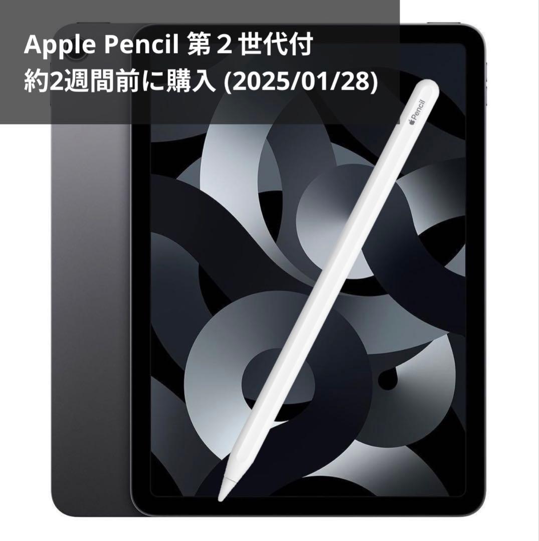 iPad air 第5世代256GB 【apple pencil第二世代付き】