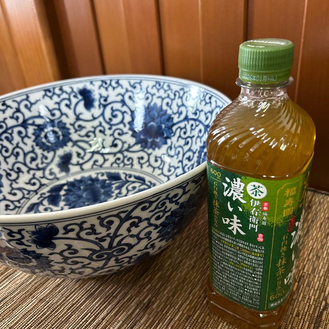 ☆ 美品 大明嘉靖年製 青花 華唐草文 中国美術品 大鉢