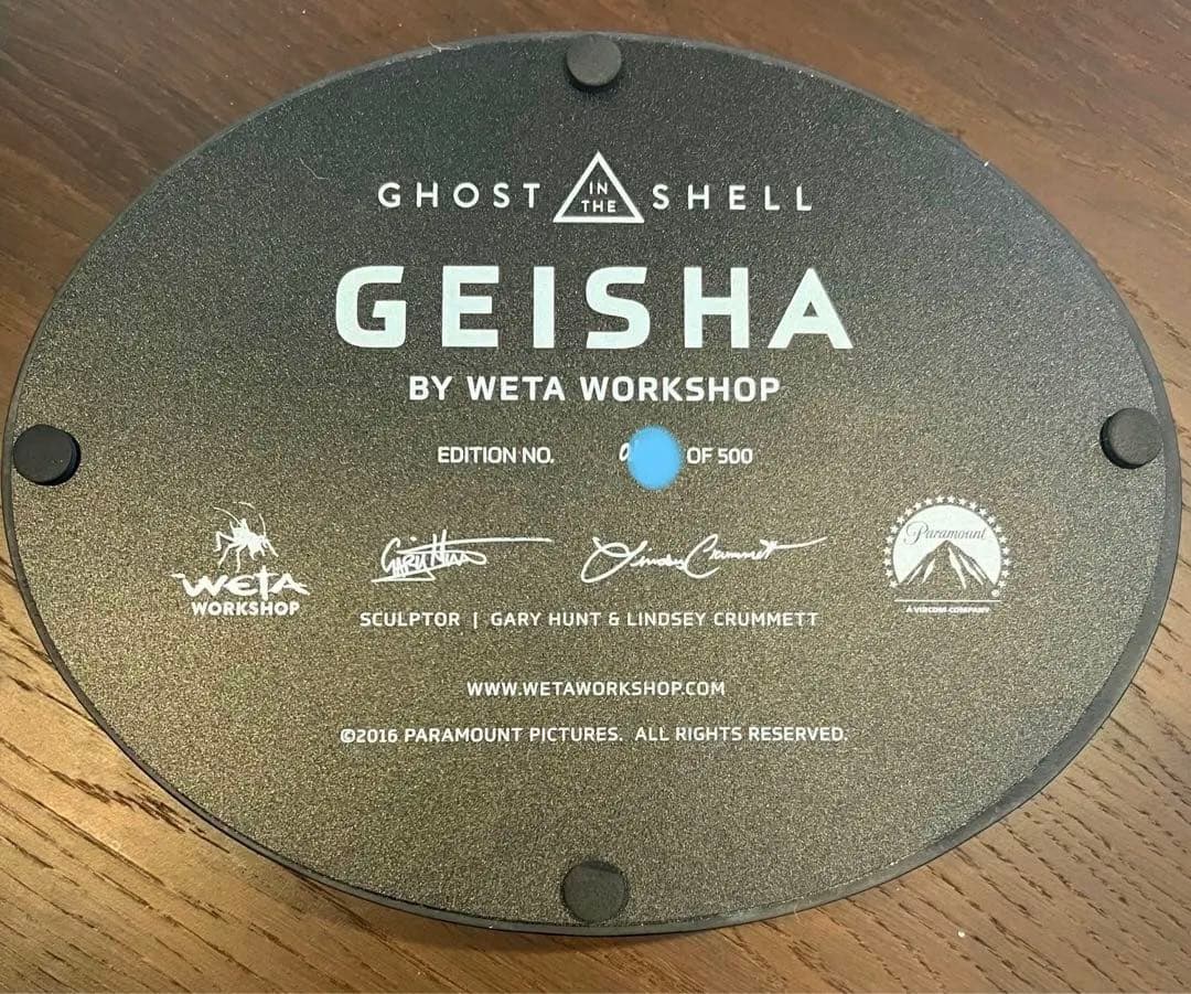 ゴーストインザシェル ゲイシャ 1/4 スタチュー フィギュア 押井守 限定品