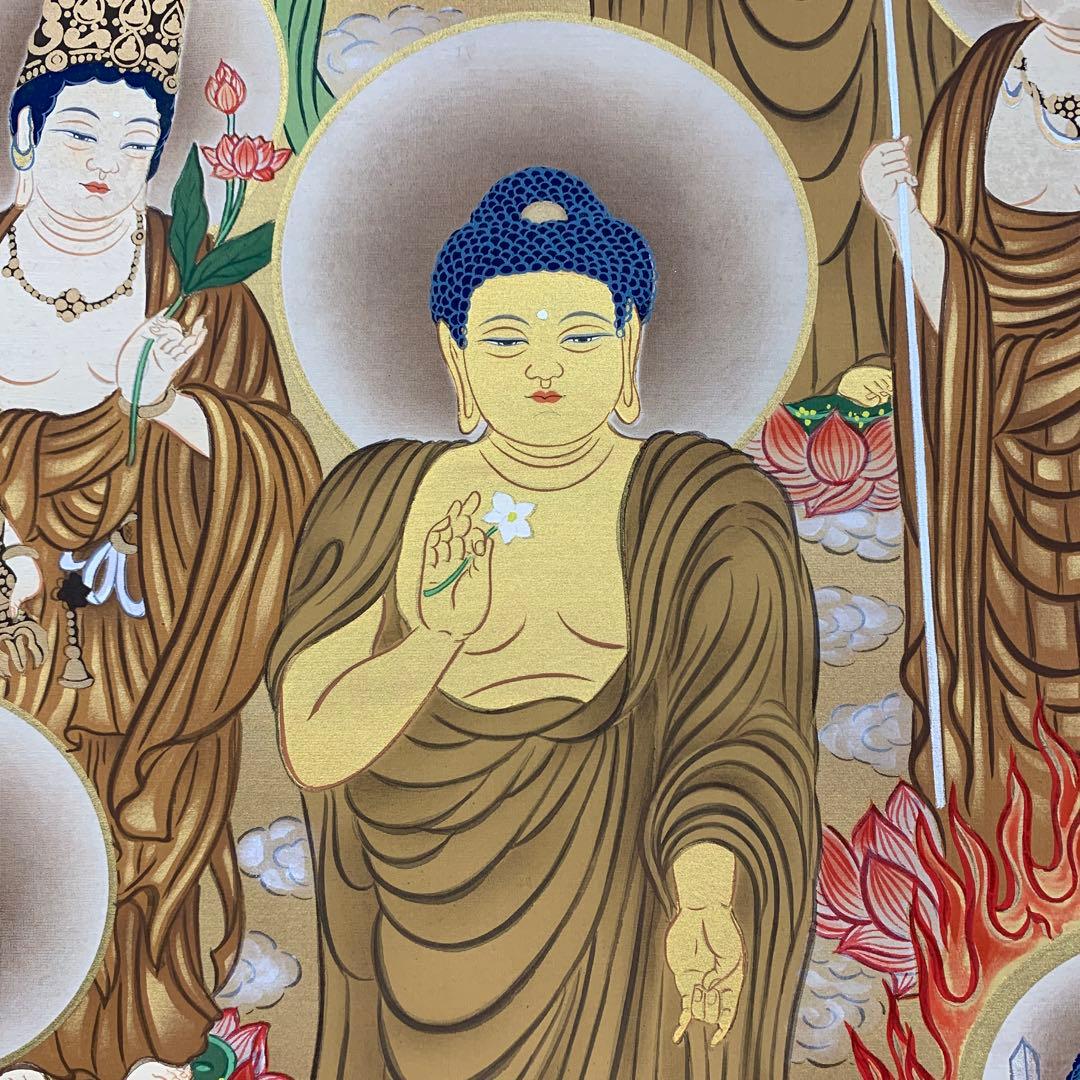 掛け軸3本 ①国井幸雪作 十三佛②佐藤眉山作 春慶