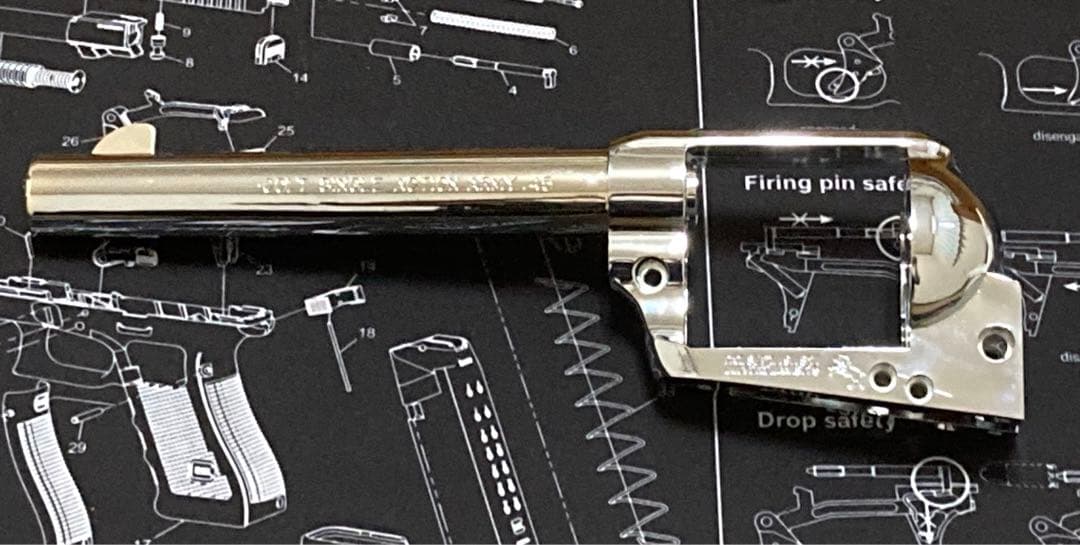 新品 未使用 ハートフォード SAA シルバー アーティラリー バレルフレーム