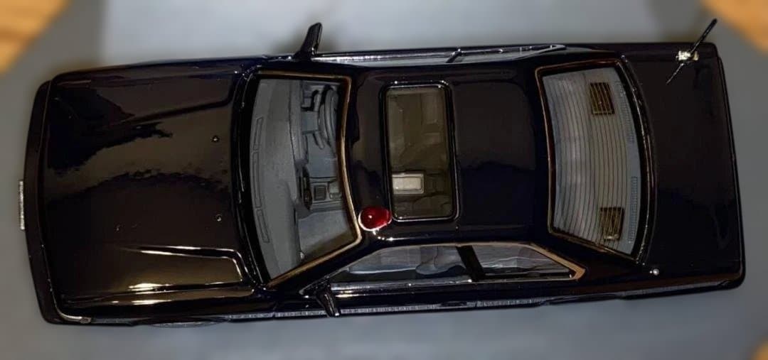 アオシマ 1/43 もっとあぶない刑事 港302 レパード ダークブルーⅡ