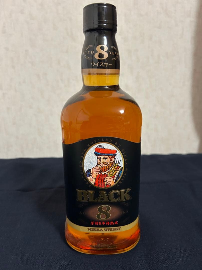 【未開栓品】 ブラックニッカ8年700ml 【古酒】箱無し ブラックニッカ8年 現行品 : くりりんのウイスキー置場