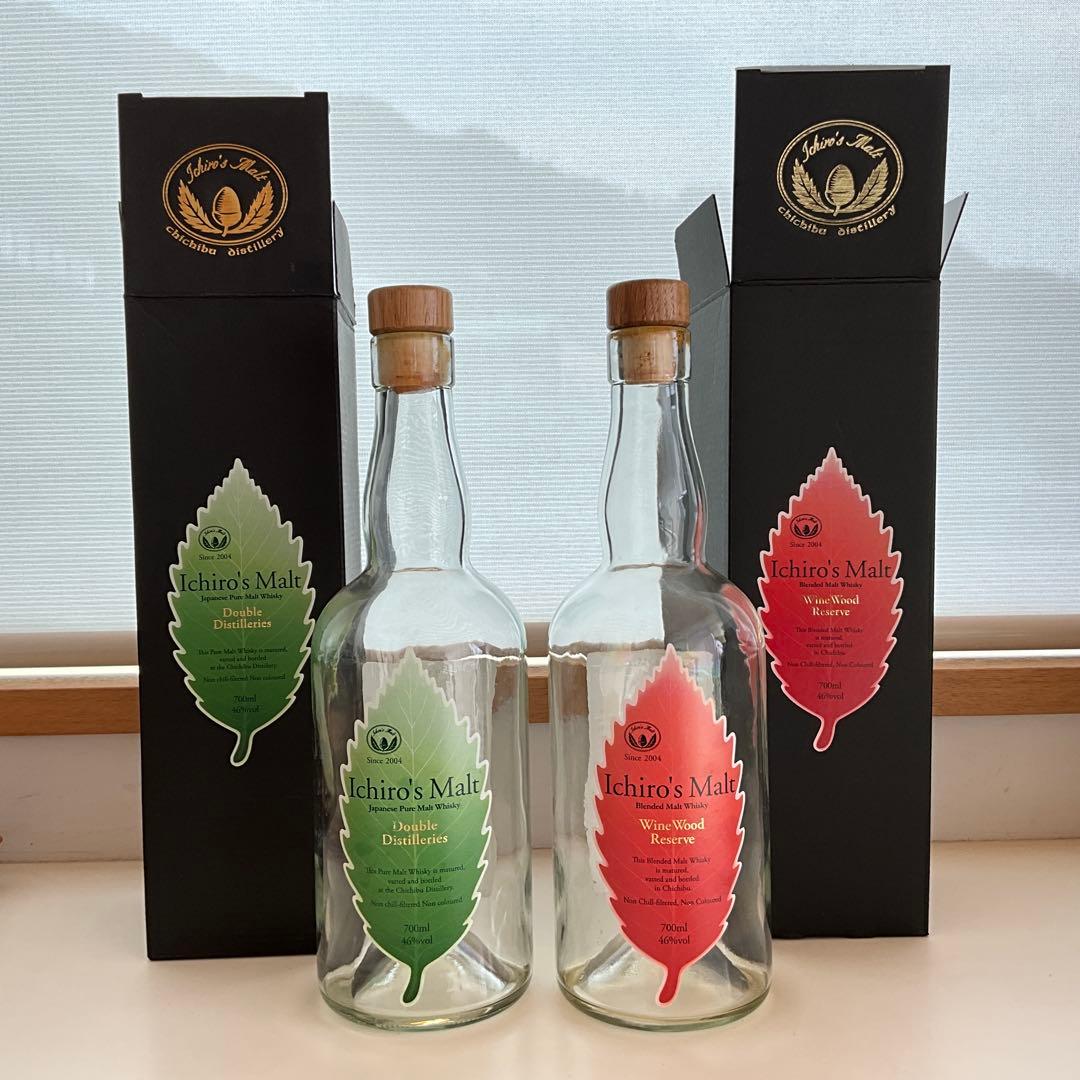 空瓶・空箱 イチローズモルト ダブルディスティラリーズ ・ワイン