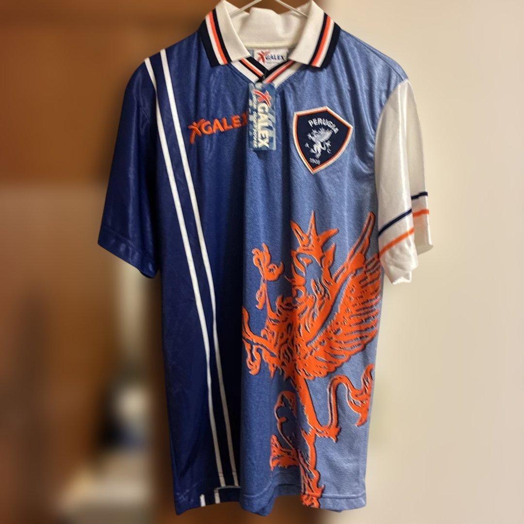 新品・タグ付き) 中田英寿 ペルージャ 98/99 アウェイユニフォーム