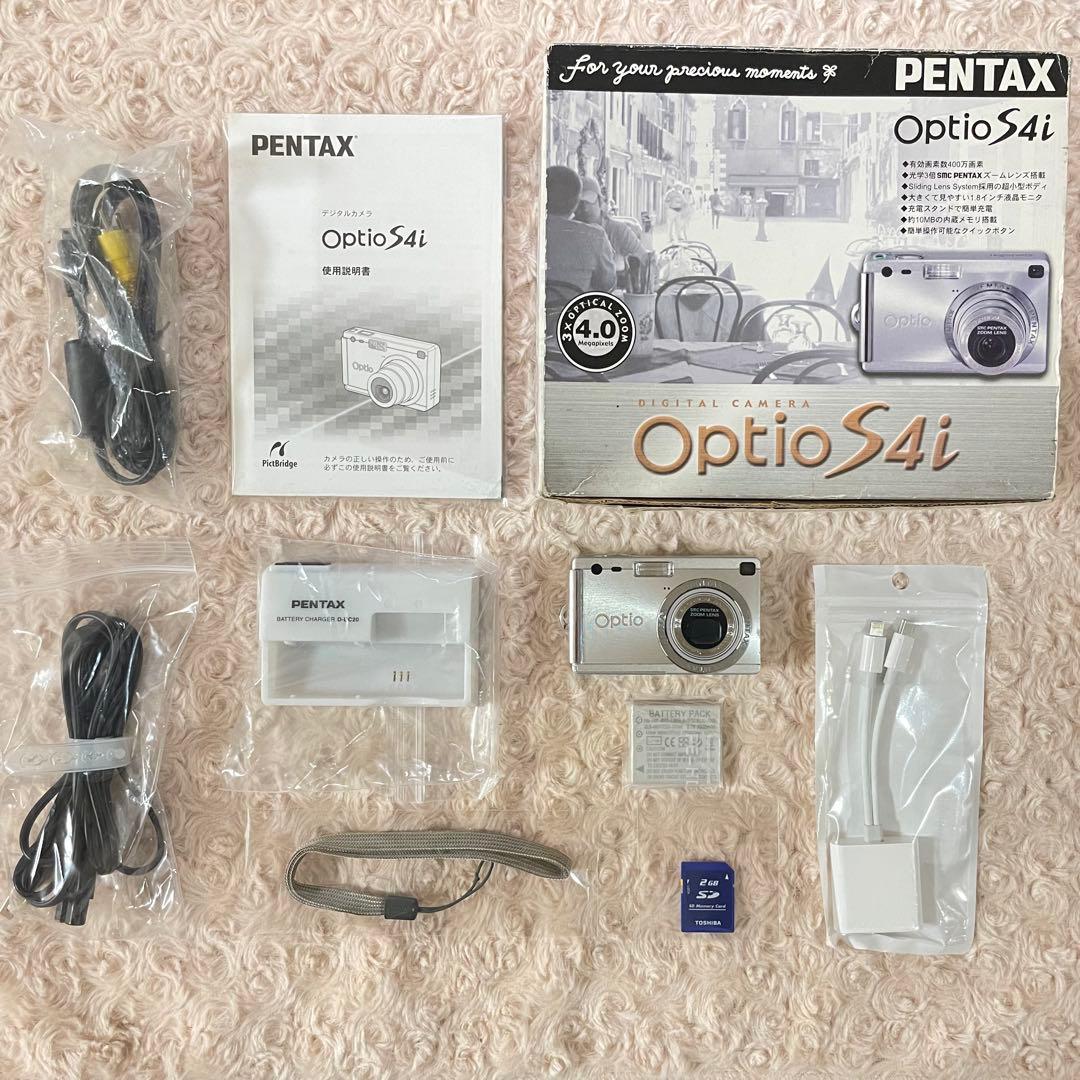 スマホ転送OK✨PENTAX Optio s4i✨動作確認済 可愛いすぎる♪