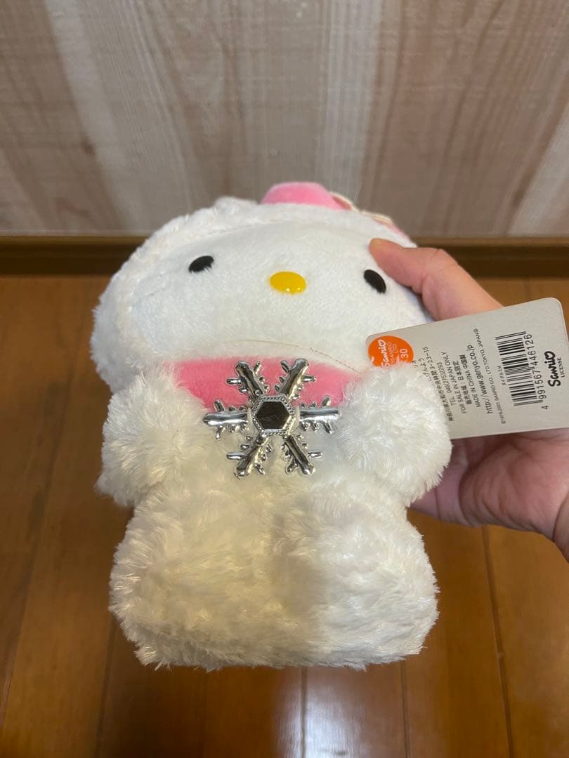 タグ付き☆ご当地キティ 雪ウサギ 北海道限定 ハローキティ ぬいぐるみ