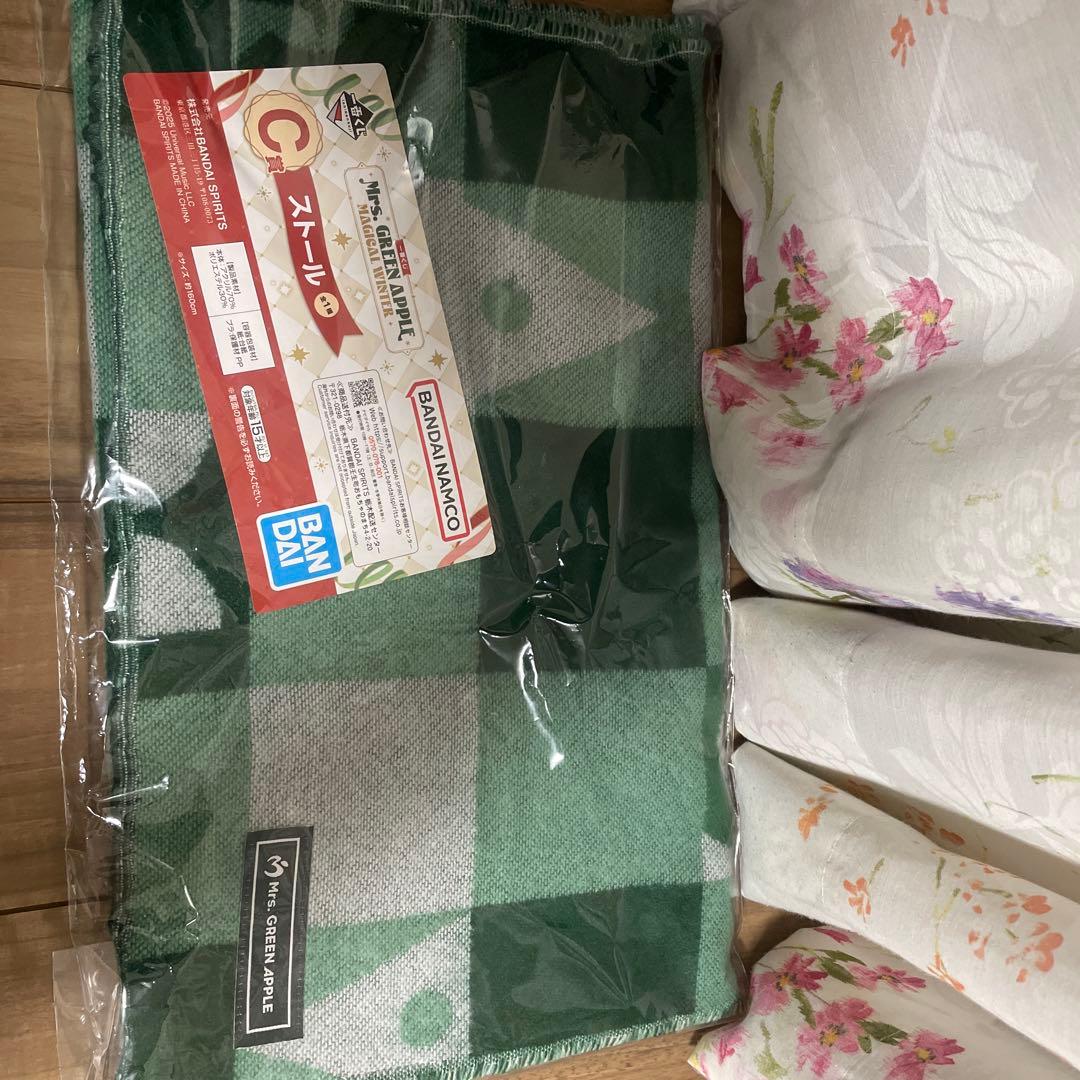 ミセスグリーンアップル 一番くじ C賞 ストール D賞 ミセスなマグカップ