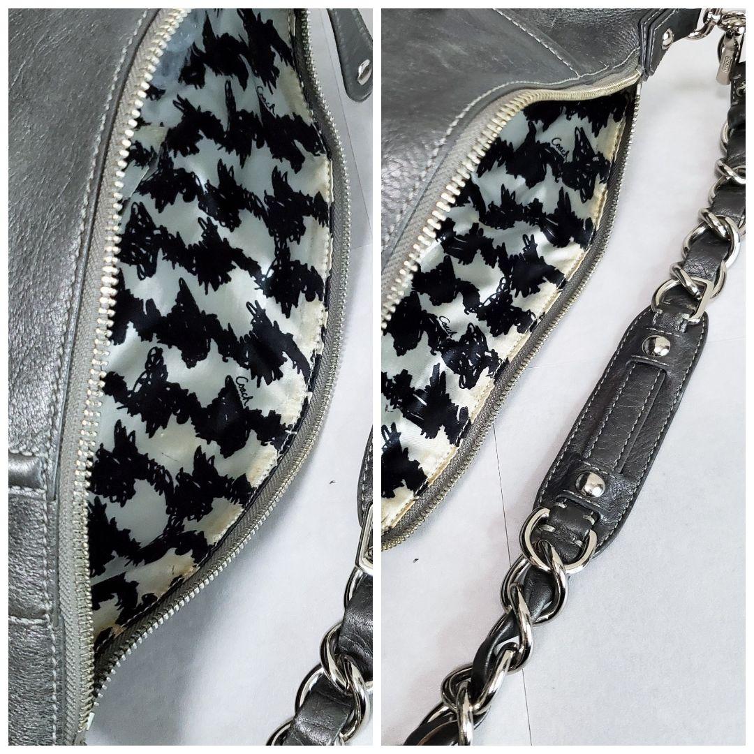 美品✨️COACH マディソン 2WAY レザー 14312 ダークグレー