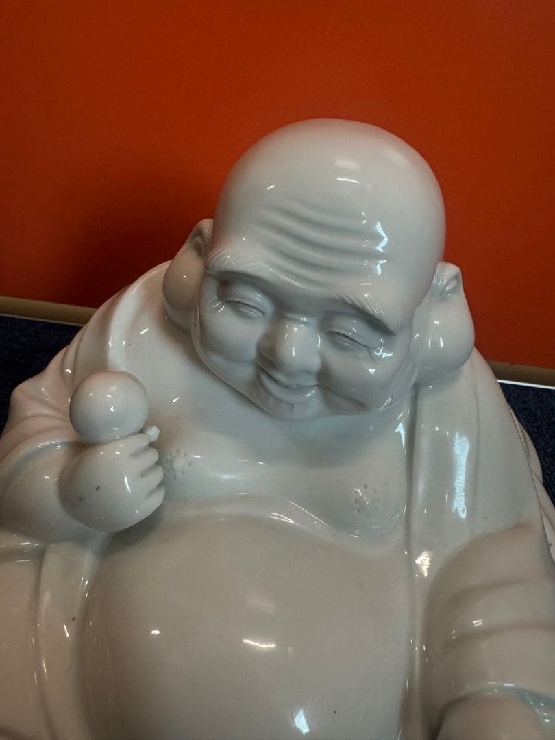 2061 平戸 白磁 布袋様 七福神 春画 美人画 縁起物 置物 古美術