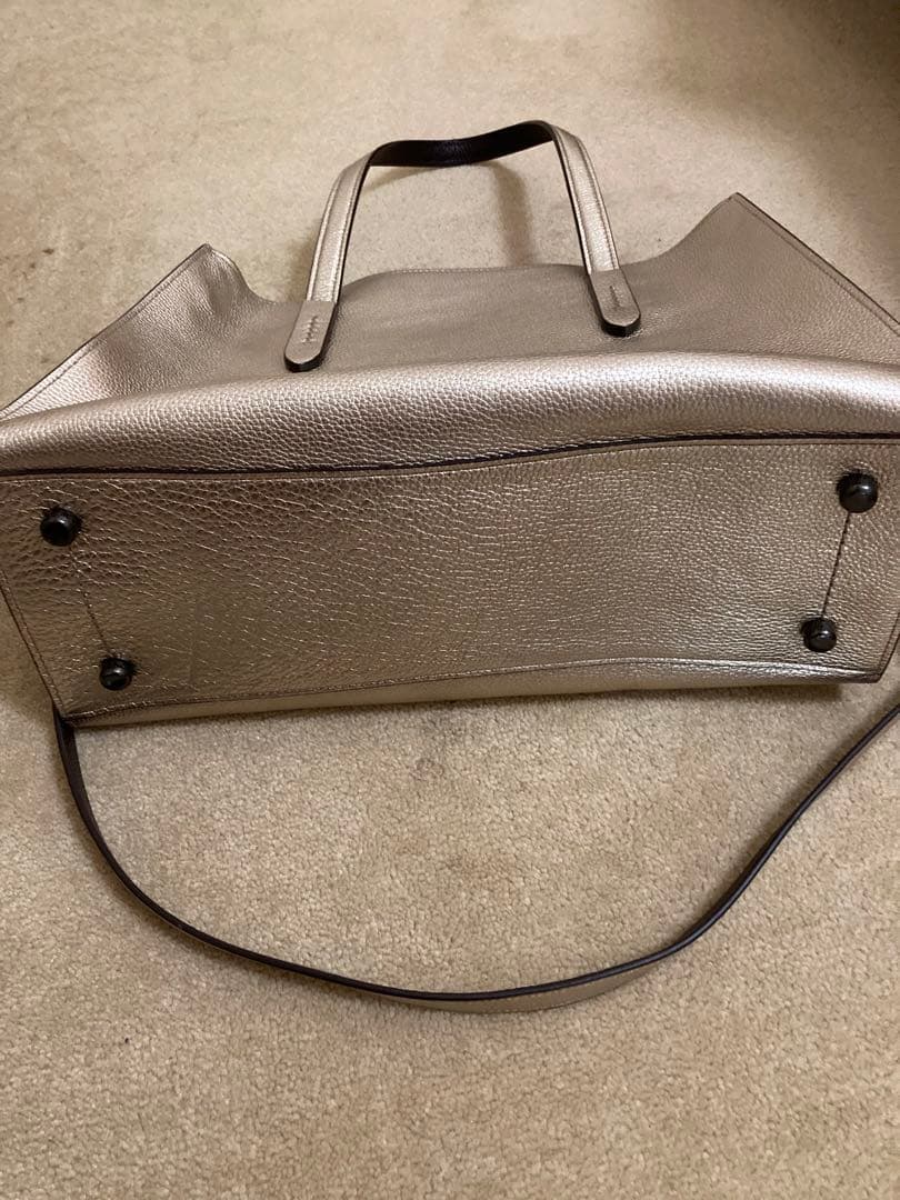 coach コーチ　2wayショルダーバッグ　レザー　ハンドバッグ　ゴールド