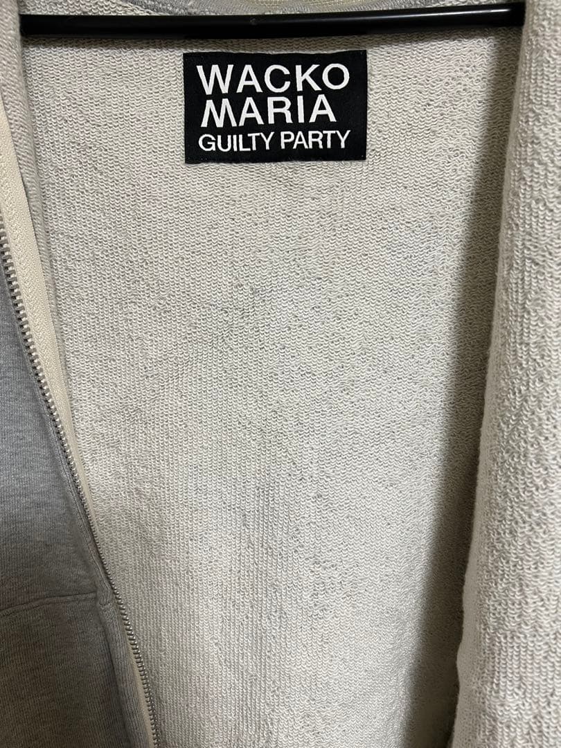 WACKO MARIA グレー ジップアップパーカー