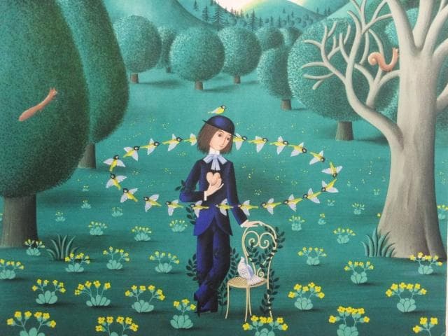 レイモン・ペイネ 直筆サイン『メルヘン』リトグラフ 大判 2401260829F