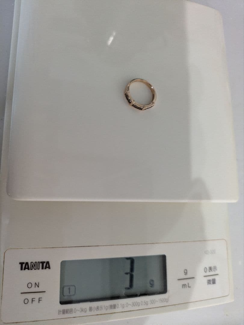 K18 PG スモーキークォーツ　9号リング　ヴァンドーム青山