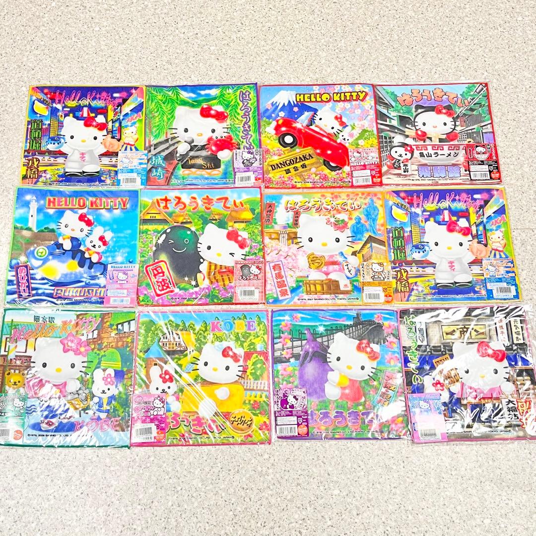 ハローキティ キティ　サンリオ ご当地 プチタオル Sanrio ハンドタオル