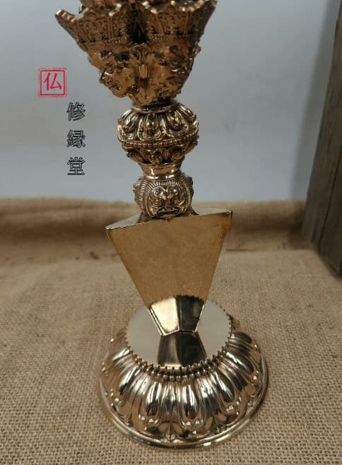 修縁堂】密教法具 真言宗 真鍮製 金剛八字科杵 魔除け 厄除け