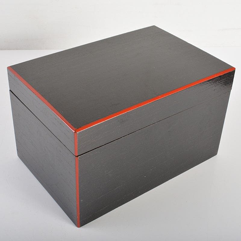 茶道具　黒面朱茶箱　田中香泉作茶碗　振出など　九点　一式　V R6918